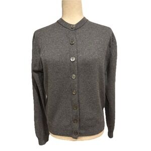 True Vintage Cardigan 100% Virgin Cashmere Usa Union Made By Dalton Size 38 M